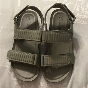 Cat & Jack Kids Sandals - Olive Green Like New